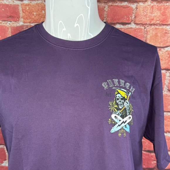 Sullen Art Collective Men’s Graphic T-shirt - Purple -Size: XLarge- NWT - Picture 4 of 14